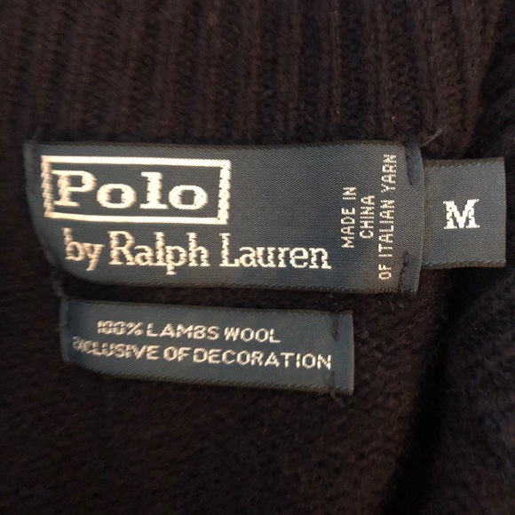 Men’s Polo Ralph Lauren 1/4 Zip Sweater - Picture 2 of 2